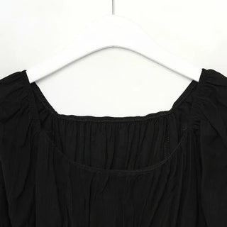 Ribbon crop blouse