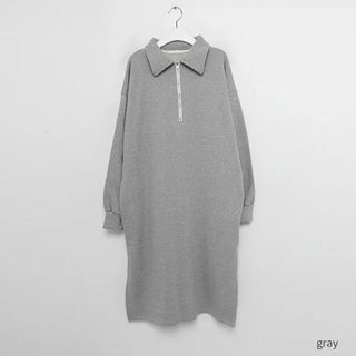 Half-zip dress
