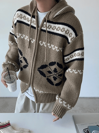 Barbie Nordic Knit Zip-up