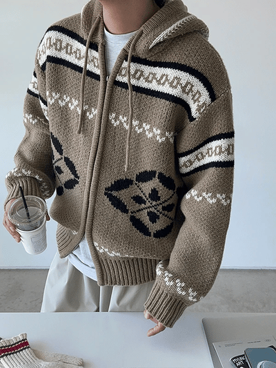 Barbie Nordic Knit Zip-up Jacket