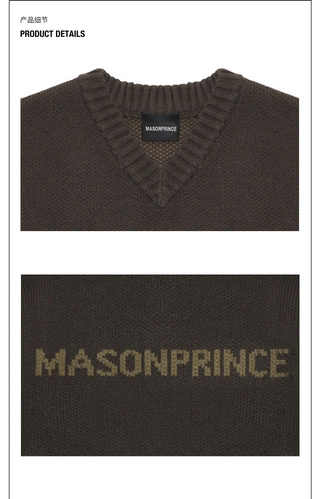 MASONPRINCE Wool Blend Vest