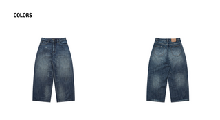 [MASONPRINCE] Washed Whiskered Jeans