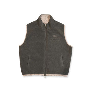 [Moromoro2] Patchwork Print Fleece Vest /  Pants