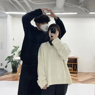 Button-up round knit