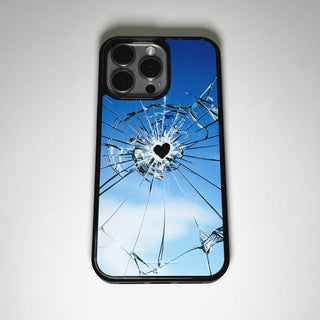 Crack of Heart Bumper Mirror Phone Case (Mirror/MagSafeVer.)