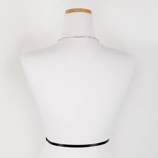 heart stick buckle necklace
