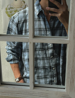 Hour Pigment Check Shirt (5 colors)