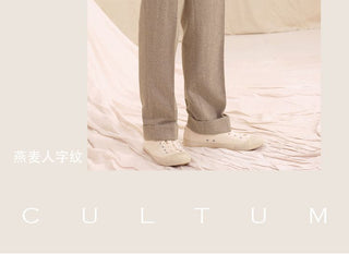 [CULTUM] Neapolitan Double Pleat Wool Blend Trousers