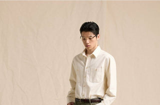 [CULTUM] Washed Cotton High Waist Deck Pants