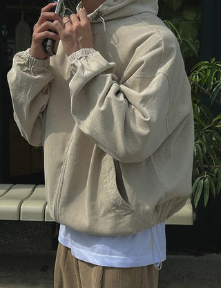 Slow Corduroy Hooded Jacket (4 colors)