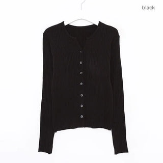 Ribbed cardigan