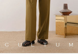 [CULTUM] Washable Relaxed Bamboo Trousers