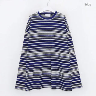 Oversized striped T-shirt - P000HRJI