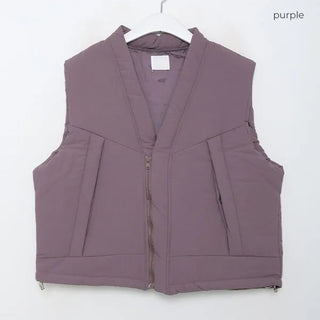 V-line short vest