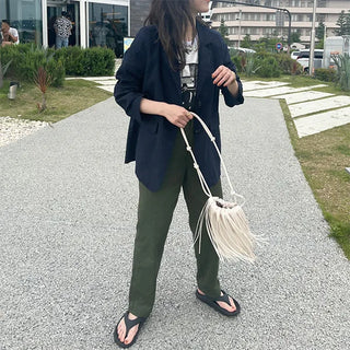 Basic linen jacket