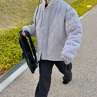 Quilted loose jacket