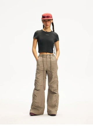 [Monterest] Quick-Dry Slim Fit Cropped Sports Tee
