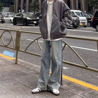 Tinted Washed Denim Pants