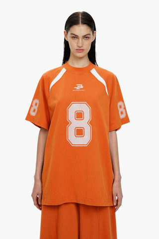 [MASONPRINCE] Combed Cotton No.8 Jersey T-Shirt