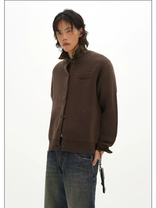 MASONPRINCE Button-Up Cardigan