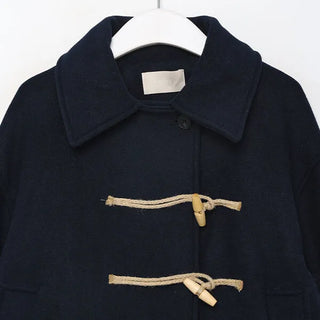 Wool double duffel coat