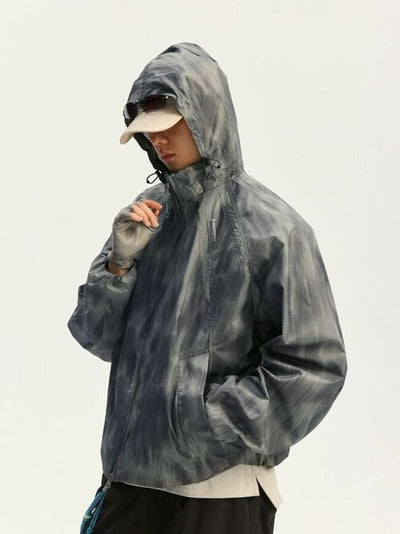 [Monterest] Water-Resistant Camo Print Hooded Jacket