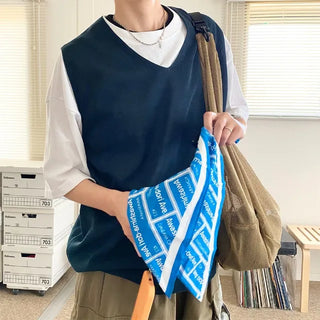 Linen knit vest