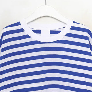 Striped oversized t
