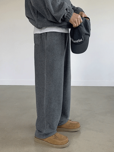 Collie Fleece String Wide Pants