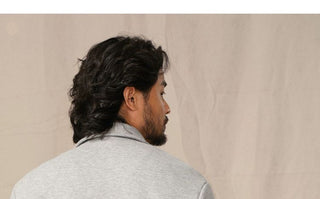 [CULTUM] Knit Collar Snap Button Jacket