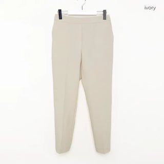 Straight slim slacks