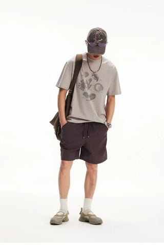 [Monterest] Outdoor Graphic Print Relaxed Fit Tee