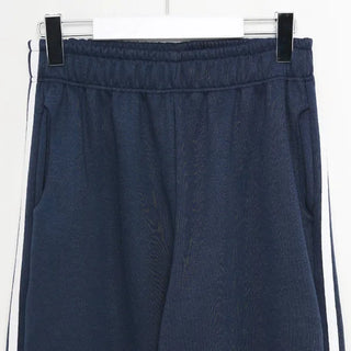 Fleece-lined wide-leg pants
