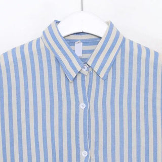 Oversized striped shirt