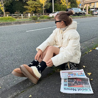 Sheepskin boots