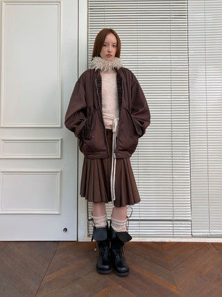 [NeverSeez] Wool-Lined Pilot Jacket