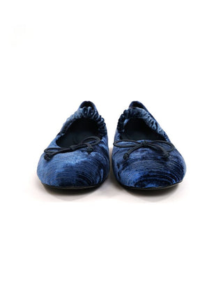 [Moromoro2] Velvet Bow Ballet Flats