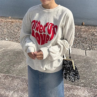 Heart logo sweatshirt