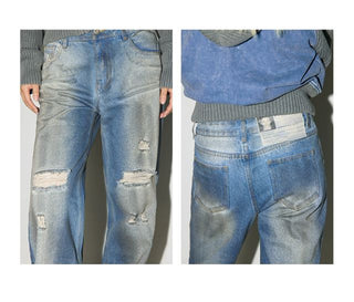 [CONP] “Lost ID CARD” Stained Jeans
