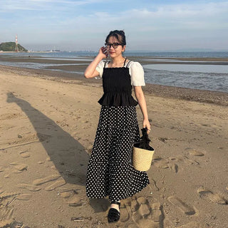 Shirred puff blouse