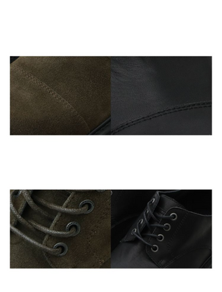 [MASONPRINCE] Leather Derby Shoes