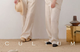 [CULTUM] Relaxed Deep V-neck Shirt