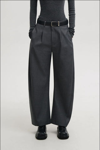 [MASONPRINCE] Arc-cut Structured Blazer/Pants
