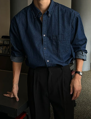 Life Over Denim Shirt (High Q)