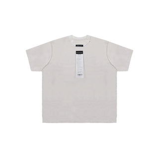 [MASONPRINCE] Receipt Tag Raw Edge Short Sleeve T-Shirt