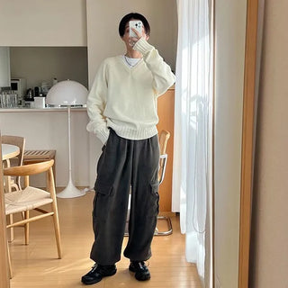 Cargo fleece pants