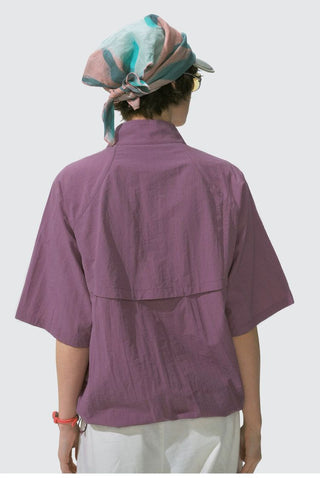 [Monterest] Stand Collar Breathable Zip-Up Jacket