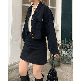 Cotton cropped jacket