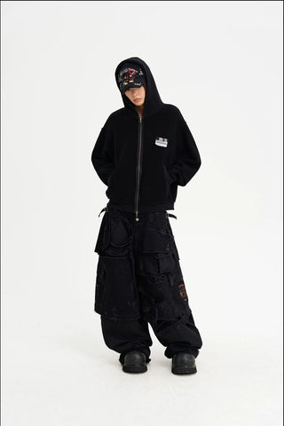 [MASONPRINCE] Heavyweight Terry Zip-Up Hoodie