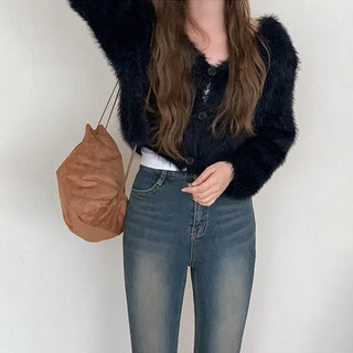 Sailor Cropped Cardigan